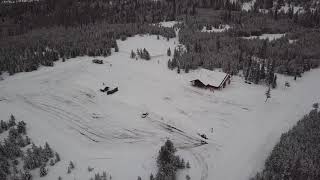 FWAC Flyover Salt Creek Summit  Wallowa Mountains Joseph Oregon 12212017 [upl. by Farman]