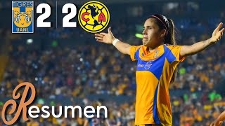 TIGRES 22 AMÉRICA Semifinal vuelta  Las AMAZONAS van por otro título [upl. by Geanine]