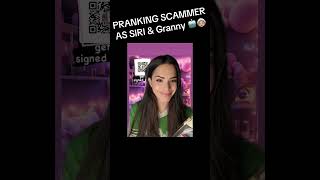 Tricking A Scammer  He thinks I’m SIRI 📱🤣 irlrosie [upl. by Fausta]