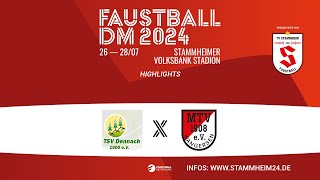 HIGHLIGHTS Faustball DM 2024  Viertelfinale 3 TSV Dennach  TV Jahn Schneverdingen [upl. by Ailedroc]