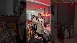 How did he do that 🤯 bartending tricks magic bar event [upl. by Madox679]