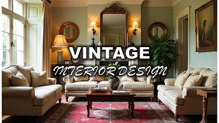 Retro Revival Timeless Vintage Interior Design Ideas [upl. by Noivax389]