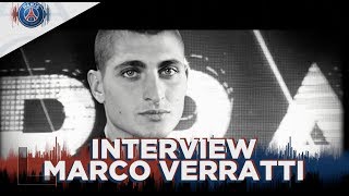 INTERVIEW MARCO VERRATTI  BELGRADE vs PARIS SAINTGERMAIN FR amp UK [upl. by Novyar782]