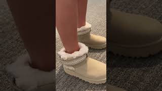 Ugg classic ultra mini alpsey uggclassic uggsuggseason ugglifestyleugglifeuggboots [upl. by Gibun]