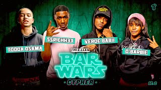 Verde Babii SSRICHH33 Tooda Osama amp D Barbie  Damn Homie Bar Wars Cypher 2 [upl. by Arihsat]