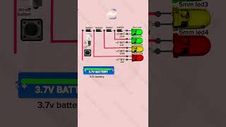 37v battery charging level indicator Pil şarj seviye devresi  mehmetbakir electronic reels [upl. by Fishman]