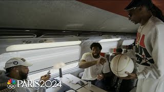 Snoop Dogg travels with the US men’s basketball team  Paris Olympics  NBC Sports [upl. by Hamburger]