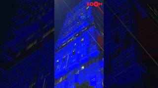 Mukesh Ambanis house Antilias GRAND light decoration for Anant Ambani amp Radhika Merchants wedding [upl. by Tisbe865]