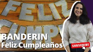 😁✨COMO HACER Un Letrero De Cumpleaños  Feliz Cumpleaños [upl. by Ahsenyl]