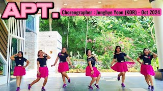 APT  Line Dance  Demo by Astri amp Happy Beauty LD Class [upl. by Airetnahs]