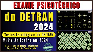 Exame psicotécnico DETRAN 2024 teste psicotécnico DETRAN 2024 Psicotécnico DETRAN 2024 Psicoteste [upl. by Pizor83]