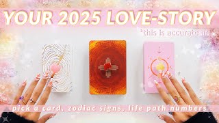 💌Your 2025 mega LOVESTORY Predictions👩‍❤️‍👨💕detailed af🔮✨pick a card ♣︎ tarot reading✨🔥 [upl. by Mcgrath230]