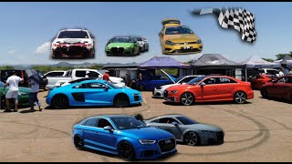 Traction Off SA ODI Race Day  Thanos VS Irozman  Audi TTRS VS RS3  Burnouts and M4sVirtuallyVids [upl. by Averill]