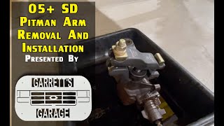 05 Ford Superduty Pitman Arm Removal and Installation [upl. by Malvie]