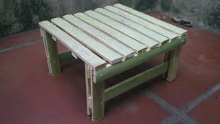 How to make bamboo chair beautiful  Bamboo Furniture making [upl. by Ketti279]