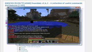 Minecraft Bukkit Server Plugin 181  Essentials Groupmanager 1185 Tutorial English [upl. by Eilram]