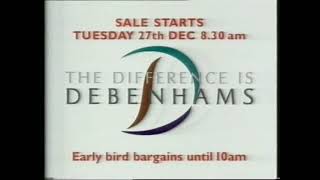 Debenhams Winter Sale Advert [upl. by Hgieloj923]