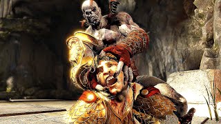 God of War 3 Remastered PS5  Kratos Vs Helios Boss Fight 4K 60FPS [upl. by Leotie]