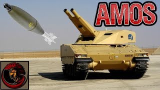 Advanced Mortar System AMOS  Twin Barrel 120mm Mortar [upl. by Ofella]