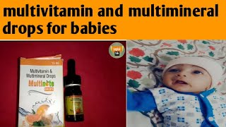 multivitamin multimineral drops uses [upl. by Yrol]