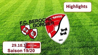 Highlights FC Béroche  Gorgier vs FC Bavois 291019 [upl. by Marrilee]