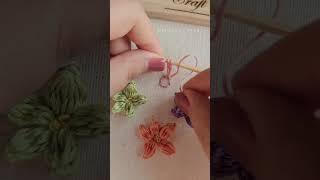 Amazing flower embroidery embroidery flowers stitching collected beginners [upl. by Artnoed182]