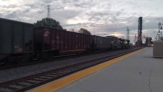 Westbound NS Empty Coal rolls out of Lamberts Point with a Pier 6 Coal Hopper [upl. by Zeph272]