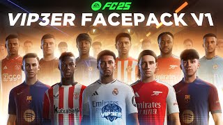 FacePack V1 AIO By ViP3eR For FC 25  Tutorial  TU4 [upl. by Edison841]