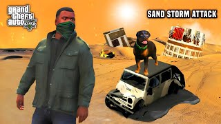 GTA 5  The End Of Los Santos 😱  Biggest Sandstorm Attack  Gta 5 Tamil  CMD Gaming [upl. by Ahsinac]