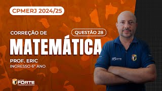 CPMERJ 2425  Matemática Questão 28  Admissão ao 6º Ano [upl. by Wagner240]