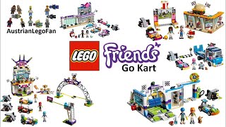 All Lego Friends Racing Sets CompilationCollection Speed Build [upl. by Dewhirst576]