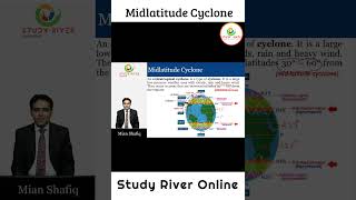 Midlatitude Cyclone  Geography  Study River  Mian Shafiq [upl. by Ailina891]