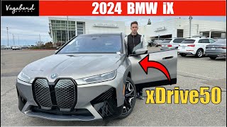 2024 BMW iX xdrive50 Walk around  full review [upl. by Backler]