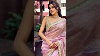 jahnavi Kapoor in saree [upl. by Hochman]