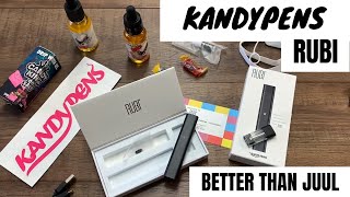 Kandypens RUBI  Real Unboxing  What Salt Nic Juice To Use [upl. by Anyala]