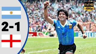 Argentina vs England 21  Extended Highlight and Goals World Cup 1986 HD [upl. by Jit]