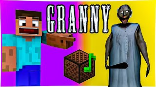 Granny  Theme Song Horror Mobile Game on Note Blocks in Minecraft [upl. by Htaeh]