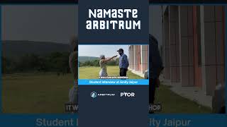 Student Insights from Namaste Arbitrum Roadshow at Amity Jaipur🦾 [upl. by Aynav]