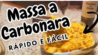 CARBONARA COMO FAZER MASSA A CARBONARA MACARRÃO A CARBONARA CARBONARA [upl. by Ros]