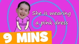 The Clothing Song and More  9mins Video Collection for Kids [upl. by Eicnan269]