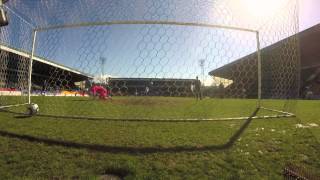 GO PRO  Brian Graham goal v Dundee 11415 [upl. by Stevy]