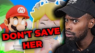 DuckyDee Reacts to Mario Dont Save Her [upl. by Comptom]