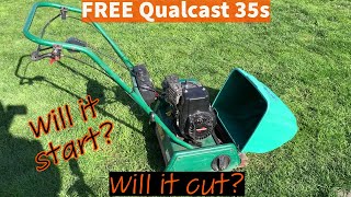 Is a FREE mower really worth it Qualcast 35s fixerupper [upl. by Nnednarb99]