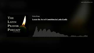 Learn the Act of Contrition in Latin Easily [upl. by Zanahs]