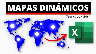 Cómo Crear un Gráfico de Mapas Dinámicos en Excel [upl. by Aniehs426]