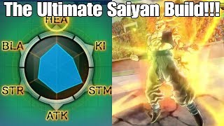 Xenoverse 2 The Godliest and Most OP Saiyan build possible The damage is Unreal [upl. by Enitsenre]