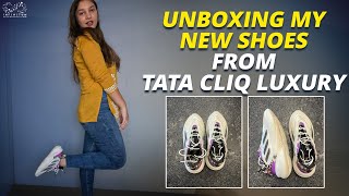 Unboxing My New Shoes From Tata CLIQ Luxury  Travel with Prag  Infinitum Media [upl. by Nnyletak]