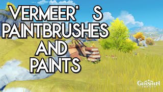 Look for Vermeers paintbrushes and paints  Genshin Impact [upl. by Adelina]