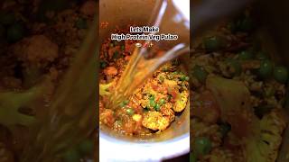 High Protein Veg Pulao 🍛✨ highprotein weightloss shorts [upl. by Oys662]