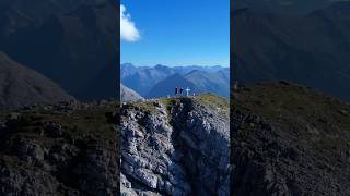 Alpen Hüttentour travel adventure alpen hüttentour drone mountains landscape [upl. by Blight]